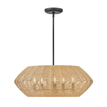 Quintiesse Luca QN-LUCA-5P-M-BK-CAM Hanglamp 5x40W/E14 IP20