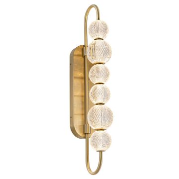 Quintiesse Marni QN-MARNI-6WB-NBR Wandlamp 1x20W/LED 3000K 1580lm IP20
