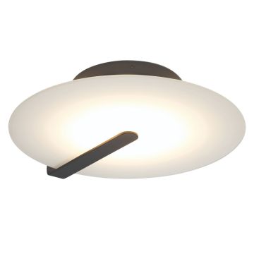 Quintiesse Nuvola QN-NUVOLA-F-M-BK Plafondlamp 1x18W/LED 3000K 800lm IP20