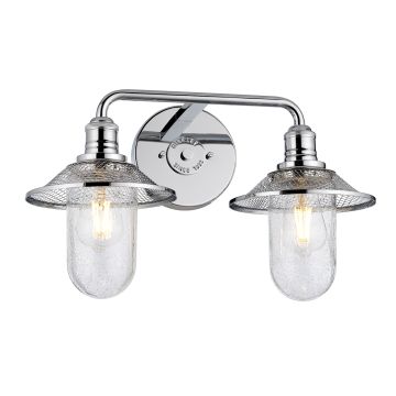 Quintiesse RIGBY QN-RIGBY2-BATH-PC Wandlamp 2x40W/E27 IP44