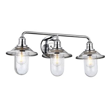 Quintiesse RIGBY QN-RIGBY3-BATH-PC Wandlamp 3x40W/E27 IP44