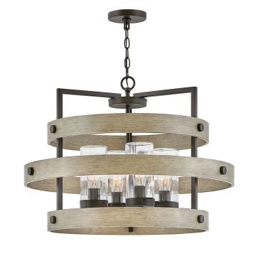 Quintiesse Riverwood QN-RIVERWOOD4 Kroonluchter 4x60W/E27 IP44