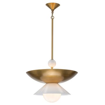Quintiesse Saucer QN-SAUCER-4P-L-AB-OPAL Hanglamp 3x40W/E14 IP20