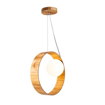 Quintiesse Sfera QN-SFERA-1P-TEAK Hanglamp 1x40W/E27 IP20