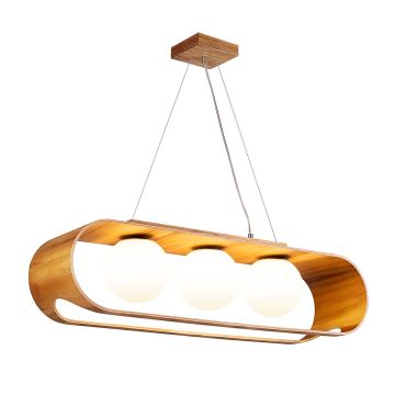 Quintiesse Sfera QN-SFERA-3P-TEAK Hanglamp 3x40W/E27 IP20