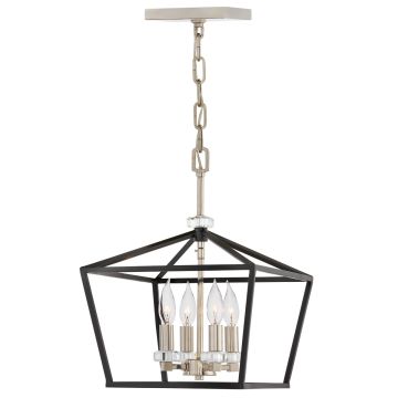 Quintiesse STINSON QN-STINSON-4P-M-BK Hanglamp 4x60W/E14
