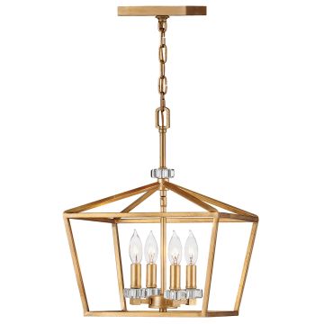 Quintiesse STINSON QN-STINSON-4P-M-DBR Hanglamp 4x60W/E14