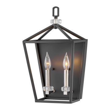 Quintiesse STINSON QN-STINSON2-BK Wandlamp 2x60W/E14