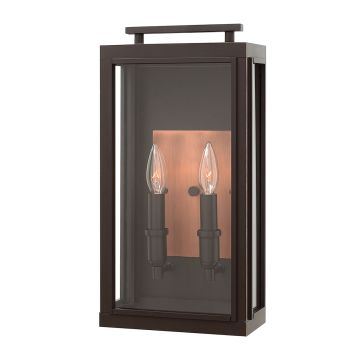 Quintiesse SUTCLIFFE QN-SUTCLIFFE-M-OZ Wandlamp 2x60W/E14 IP44