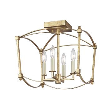 Quintiesse THAYER QN-THAYER-SF-ADB Plafondlamp 4x40W/E14