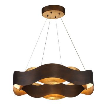 Quintiesse Vaughan QN-VAUGHAN-P-M-BRZ-GD Hanglamp 1x80W/LED 3000K 1302M IP20