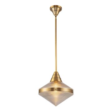 Quintiesse Willard QN-WILLARD-P-VBS-PG Hanglamp 1x60W/E27 IP20