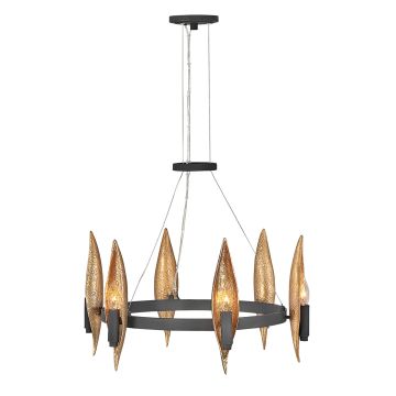 Quintiesse WILLOW QN-WILLOW6-CBK Kroonluchter 6x40W/E14
