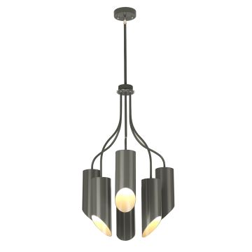 Elstead Lighting QUINTO GREY QUINTO6-GPN Kroonluchter 6x60W/E27