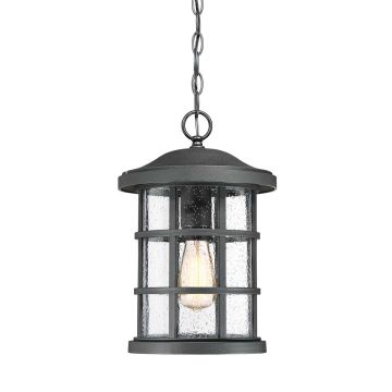 Elstead Lighting CRUSADE QZ-CRUSADE8-BLK Hanglamp 1x60W/E27 IP44