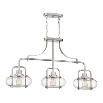Elstead Lighting QUOIZLE QZ-TRILOGY-ISLE-BN Kroonluchter 3x60W/E27