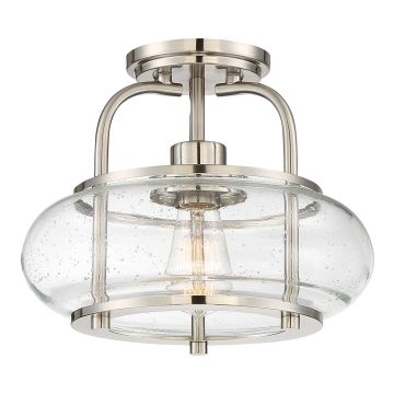 Elstead Lighting QUOIZLE QZ-TRILOGY-SFS-BN Plafondlamp 1x60W/E27