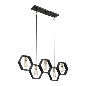 Quoizel Bismarck QZ-BISMARCK-ISLE-EK Hanglamp 5x60W/E27