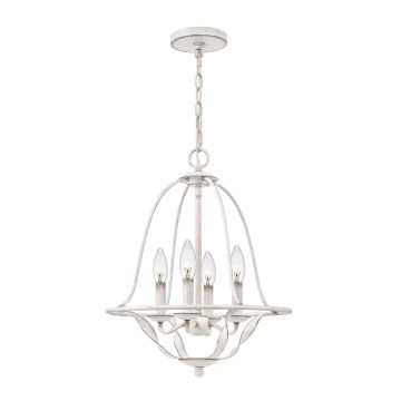 Quoizel Bradbury QZ-BRADBURY-4P-AWH Hanglamp 4x40W/E14