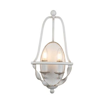 Quoizel Bradbury QZ-BRADBURY2-AWH Wandlamp 2x40W/E14