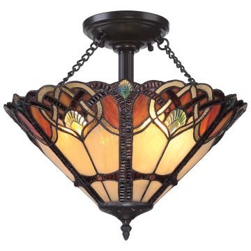 Quoizel CAMBRIDGE QZ-CAMBRIDGE-SF Plafondlamp 2x60W/E27
