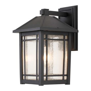 Quoizel Cedar Point QZ-CEDAR-POINT-L-BK Wandlamp 1x60W/E27 IP44