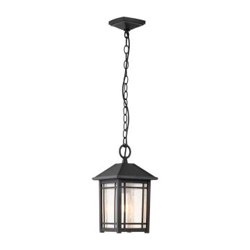 Quoizel Cedar Point QZ-CEDAR-POINT8-M-BK Hanglamp 1x60W/E27 IP44