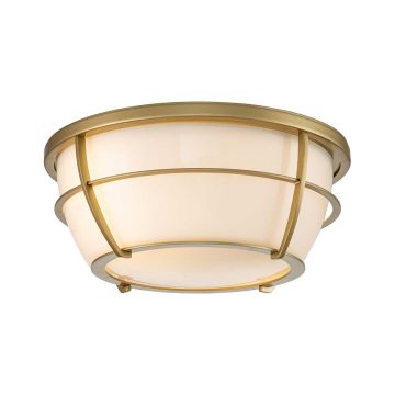 Quoizel Chance QZ-CHANCE-F-PNBR Plafondlamp 2x60W/E27 IP44