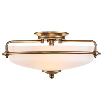 Quoizel Griffin QZ-GRIFFIN-F-WS Plafondlamp 3x60W/E27