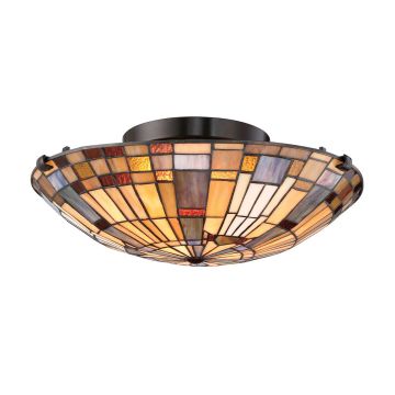 Quoizel Inglenook QZ-INGLENOOK-F-SMALL Plafondlamp 2x60W/E27 IP20