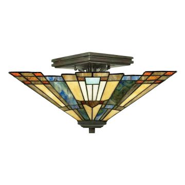 Quoizel INGLENOOK QZ-INGLENOOK-SF Plafondlamp 2x60W/E27