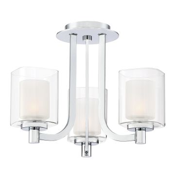 Quoizel Kolt QZ-KOLT-SF-PC-BATH Plafondlamp 3x3.5W/G9 IP44
