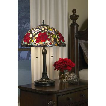 Quoizel LARISSA QZ-LARISSA-TL Tafellamp 2x60W/E27