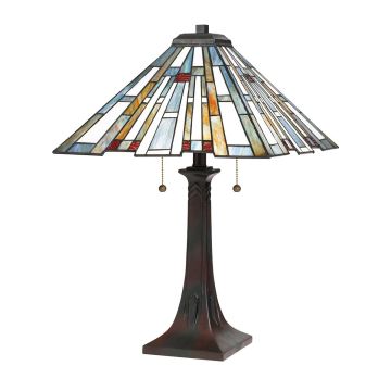 Quoizel Maybeck QZ-MAYBECK-TL Tafellamp 2x60W/E27