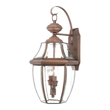 Quoizel NEWBUDY QZ-NEWBURY2-L-AC Wandlamp 2x60W/E14 IP23
