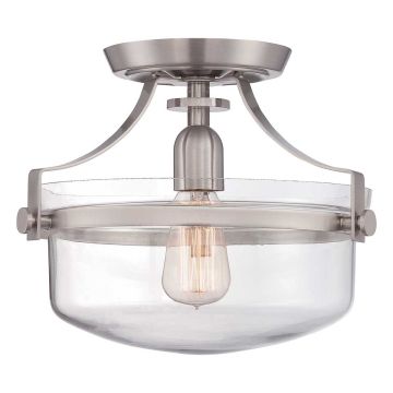 Quoizel PENN STATION QZ-PENN-STATION-F-BN Plafondlamp 1x60W/E27