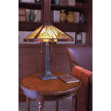 Quoizel STEPHEN QZ-STEPHEN-TL Tafellamp 2x60W/E27