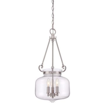 Quoizel STEWART QZ-STEWART-BN Hanglamp 3x60W/E14
