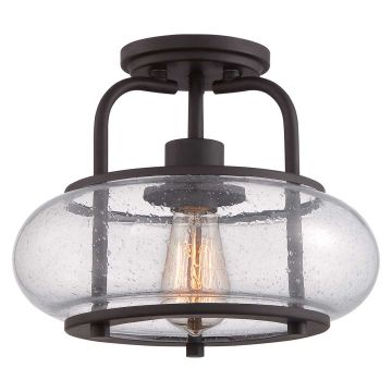 Quoizel TRILOGY QZ-TRILOGY-SF-S Plafondlamp 1x60W/E27