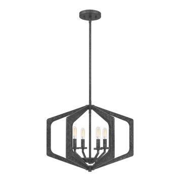 Quoizel Vanguard QZ-VANGUARD-4P-OK Hanglamp 4x40W/E14