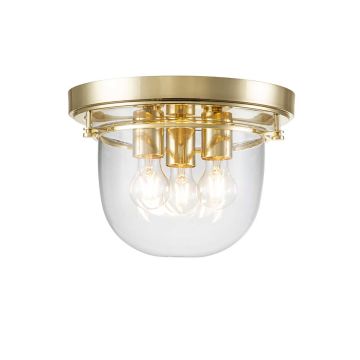 Quoizel Whistling QZ-WHISTLING-F-PB Plafondlamp 3x40W/E27 IP44