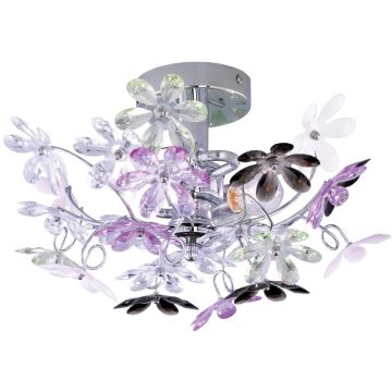 Trio FLOWER R20012017 Plafondlamp 2x40w/e14 ip20