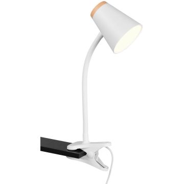 Trio PONGO R25831101 Bureaulamp met clip 1x4.5w/led 3000k 500lm ip20