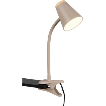Trio PONGO R25831143 Bureaulamp met clip 1x4.5w/led 3000k 500lm ip20