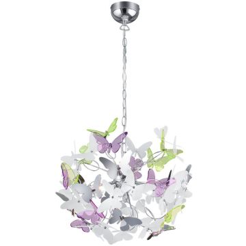 Trio BUTTERFLY R30214017 Hanglamp 4x28w/g9 ip20