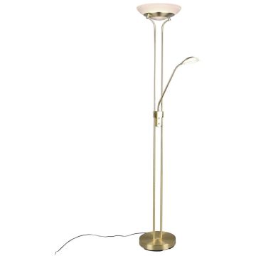 Trio ORSON R40073508 Staande lamp 2x31.5w/led 3000k 2700lm+450lm ip20