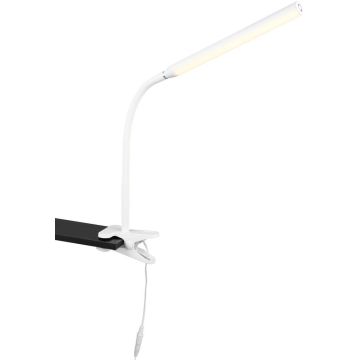 Trio NEVADA R57941131 Bureaulamp met clip 1x5w/led 3000+4000+5000k 600lm ip20