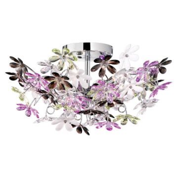 Trio FLOWER R60014017 Plafondlamp 4x40w/e14 ip20