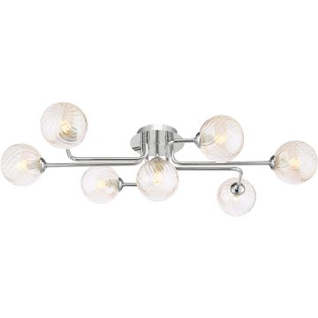 Dar Lighting Reyna REY3450-25 Plafondlamp 7x25w/G9 ip20
