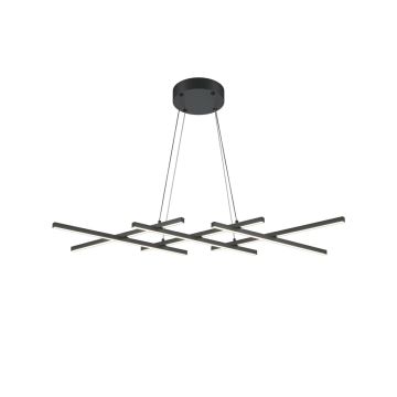 Maytoni Halo MOD244PL-L50BK Hanglamp 1x40W/LED 800lm IP20